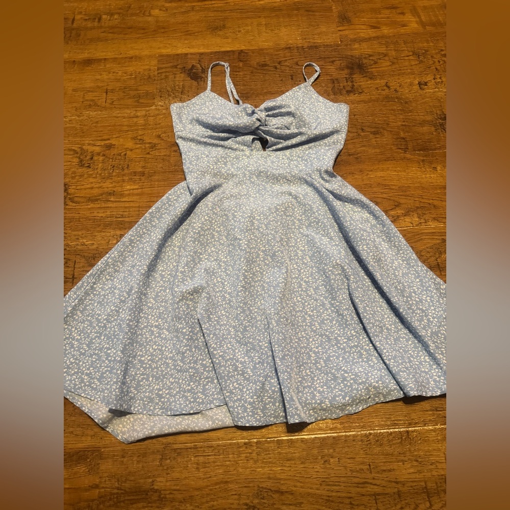 Blue floral sundress NEW L
